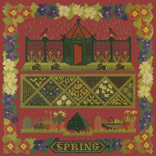 Spring Sampler Needlepoint Kit | Elizabeth Bradley Design