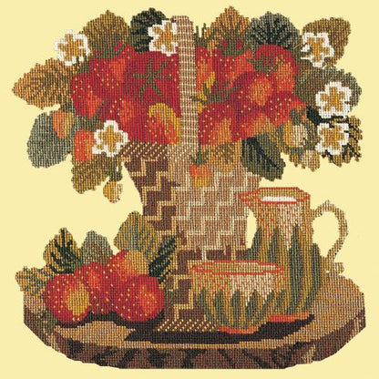 Strawberries Needlepoint Kit Elizabeth Bradley Design 