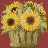 Sunflower Basket Needlepoint Kit Elizabeth Bradley Design 
