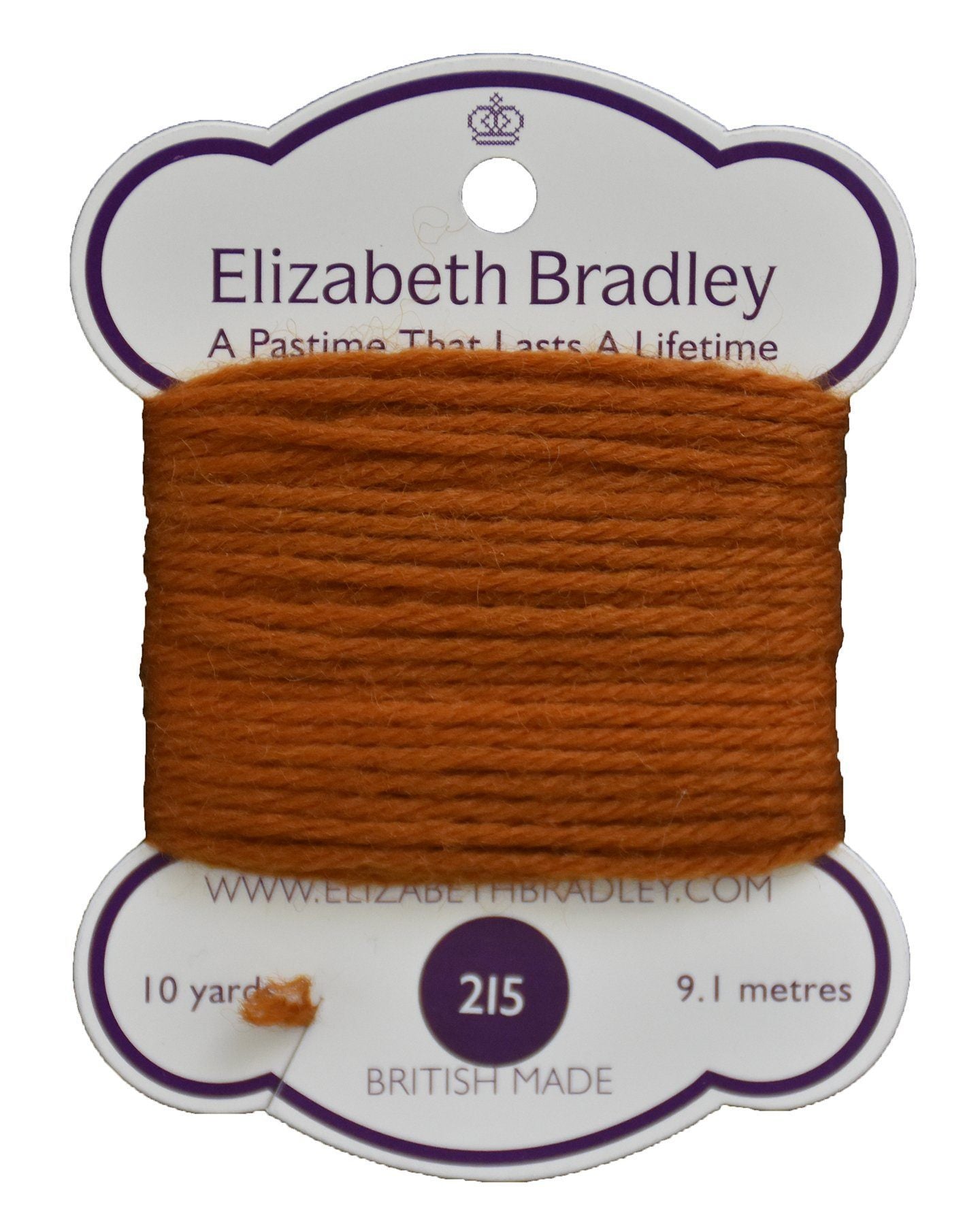 Tapestry Wool Colour 215 Tapestry Wool Elizabeth Bradley Design 