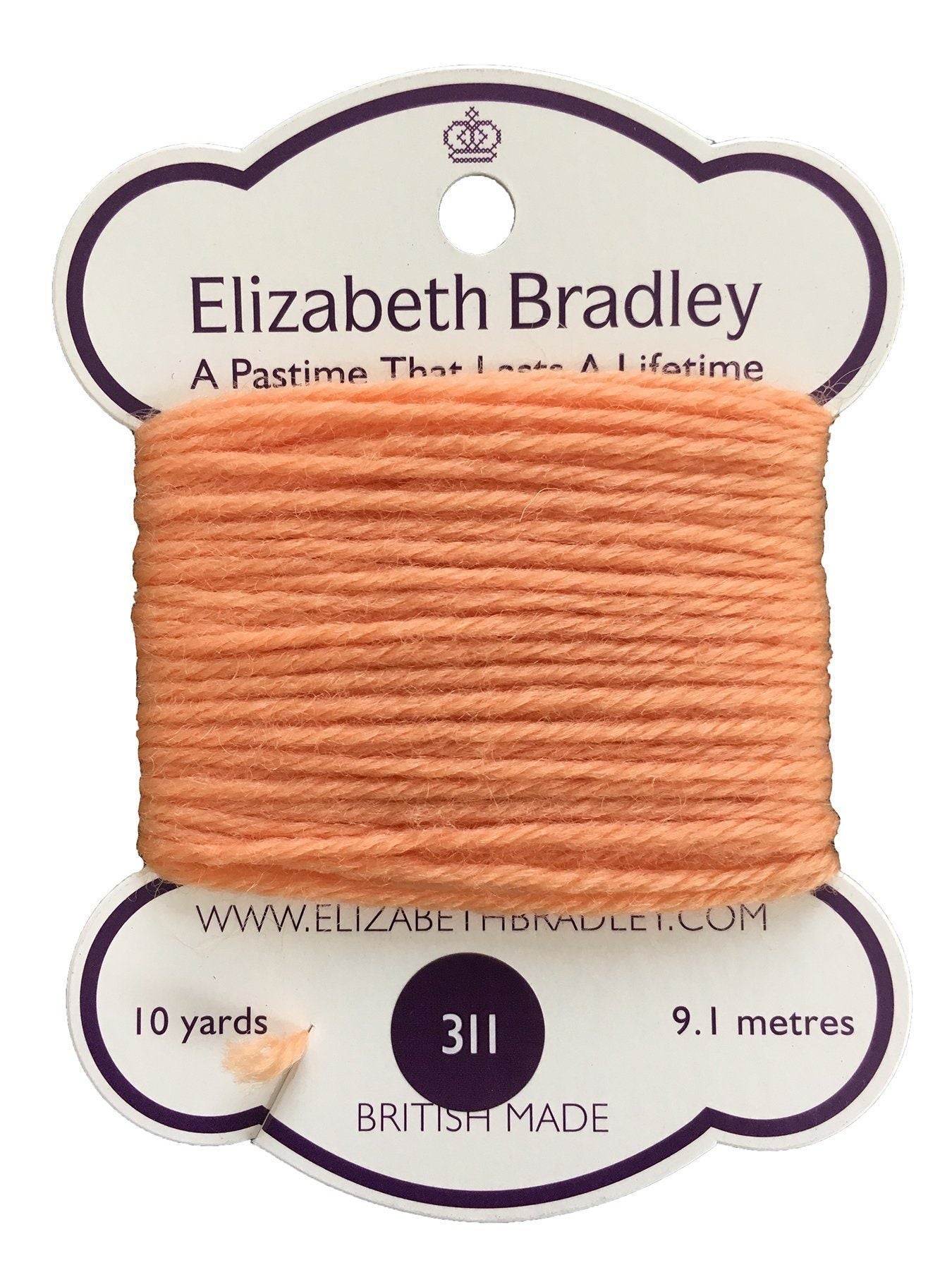 Tapestry Wool Colour 311 Tapestry Wool Elizabeth Bradley Design 