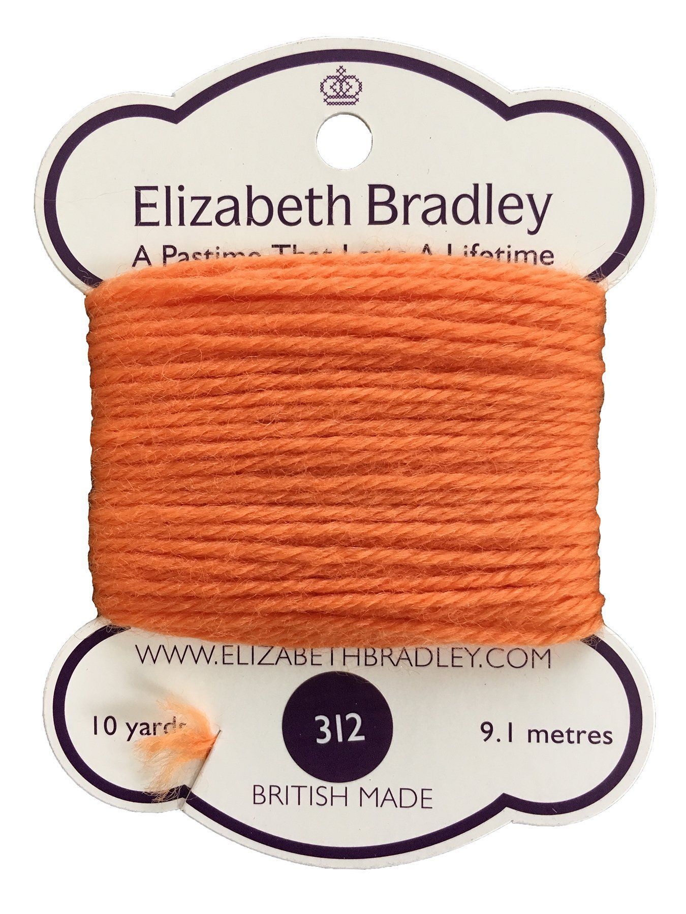 Tapestry Wool Colour 312 Tapestry Wool Elizabeth Bradley Design 