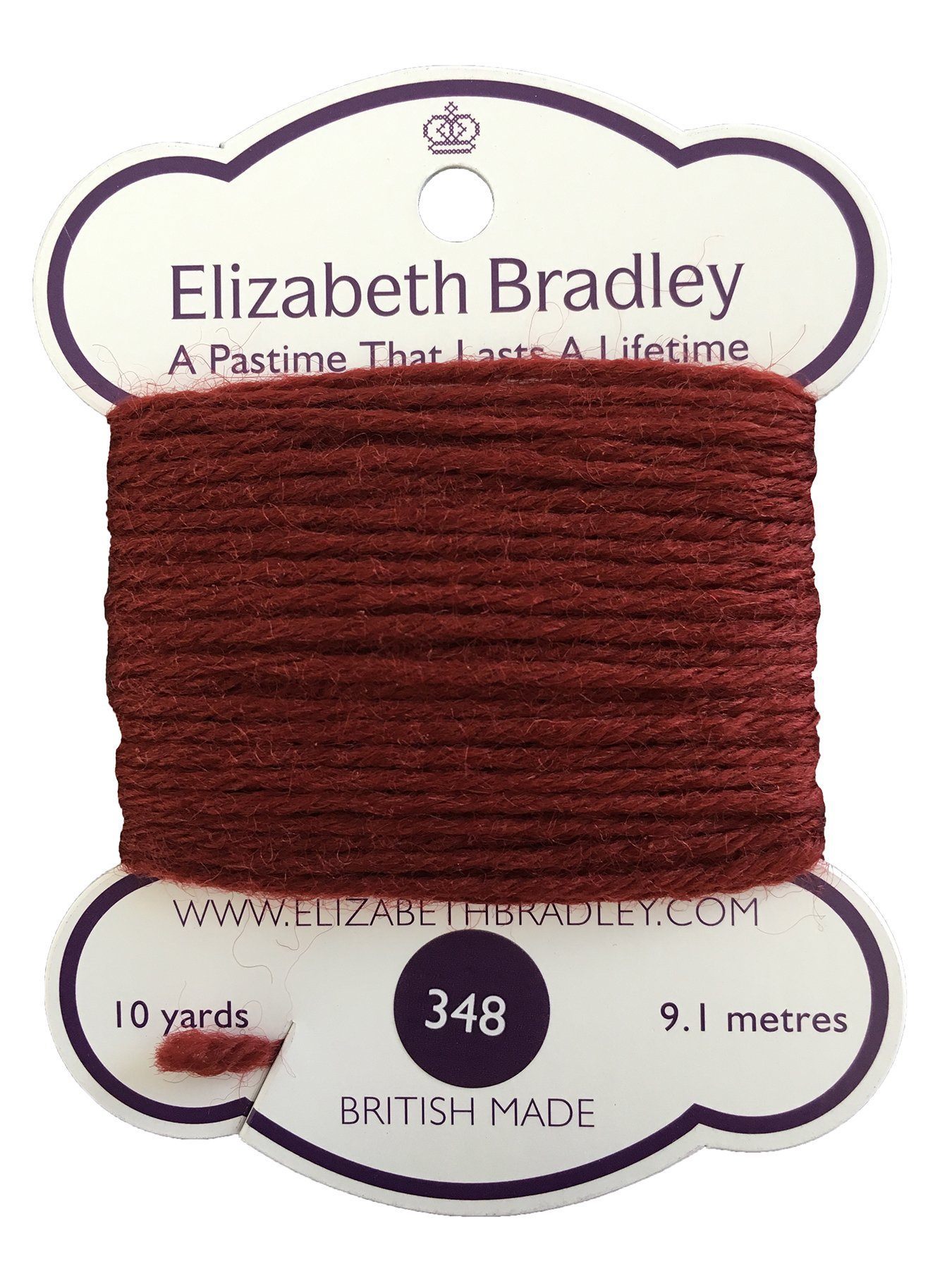 Tapestry Wool Colour 348 Tapestry Wool Elizabeth Bradley Design 