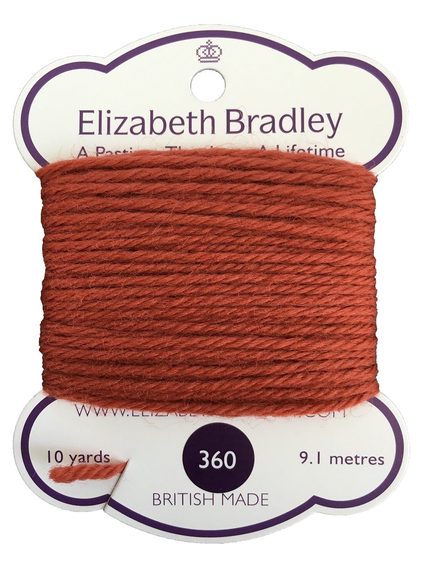 Tapestry Wool Colour 360 Tapestry Wool Elizabeth Bradley Design 