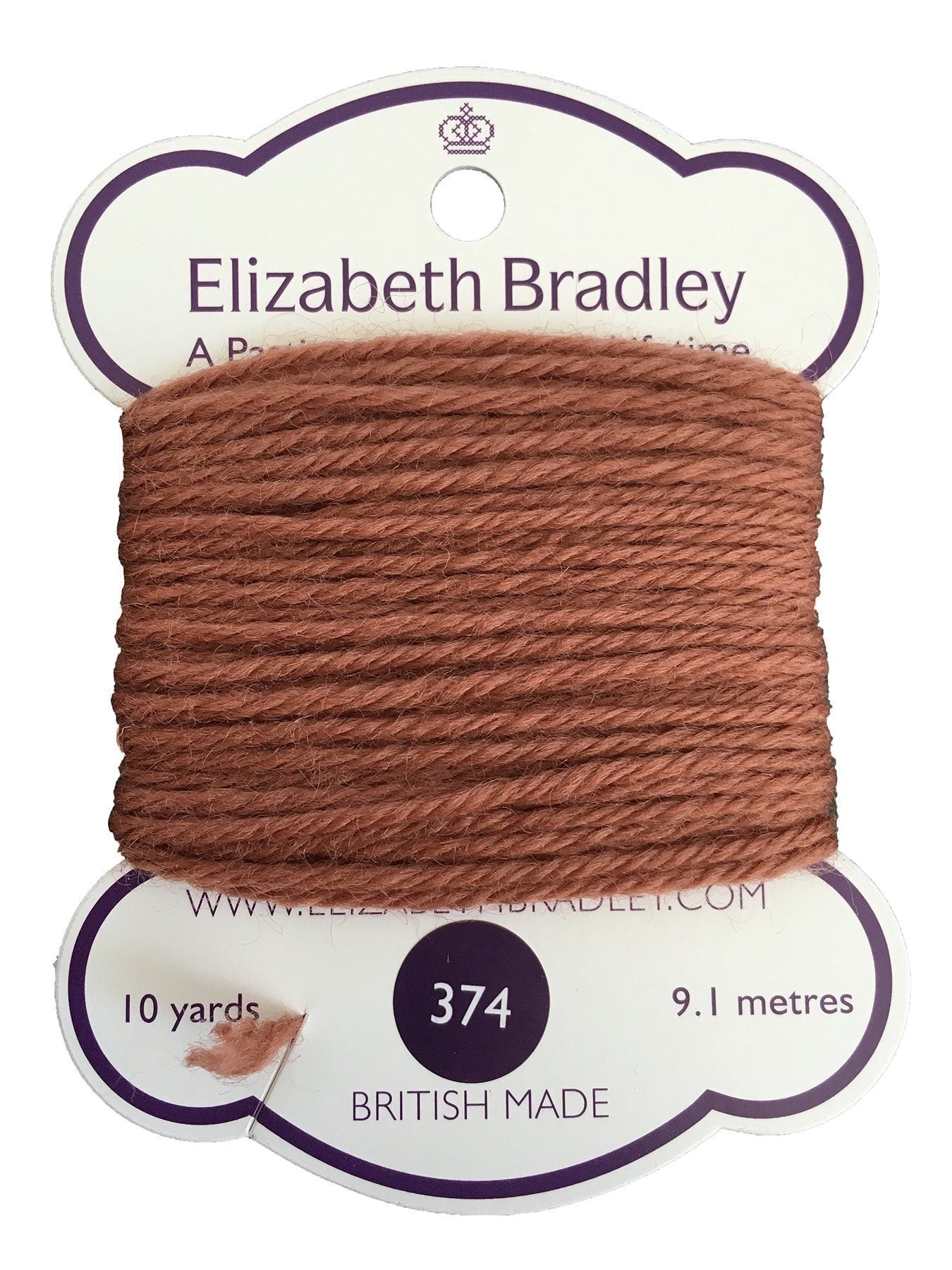 Tapestry Wool Colour 374 Tapestry Wool Elizabeth Bradley Design 