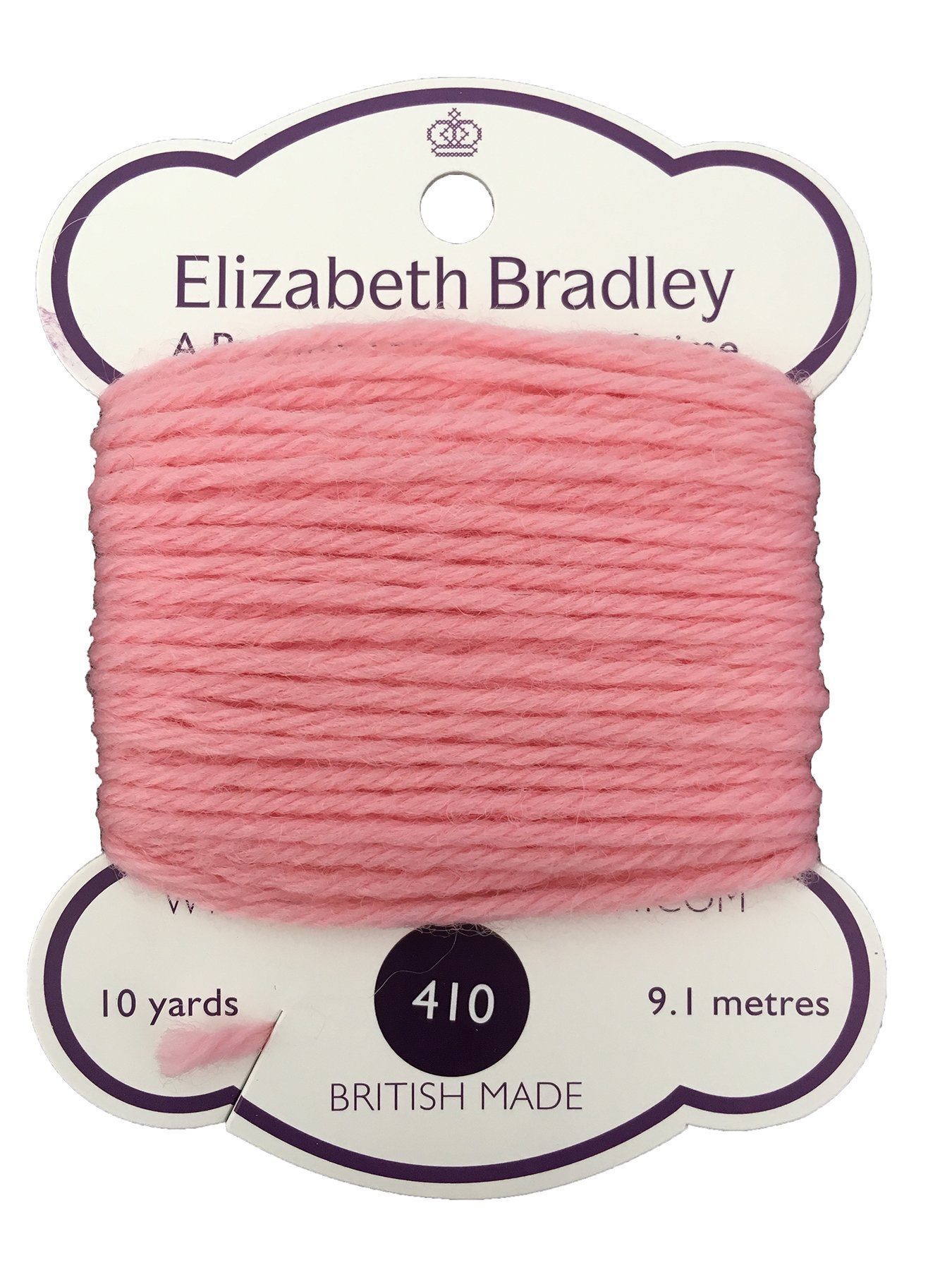 Tapestry Wool Colour 410 Tapestry Wool Elizabeth Bradley Design 