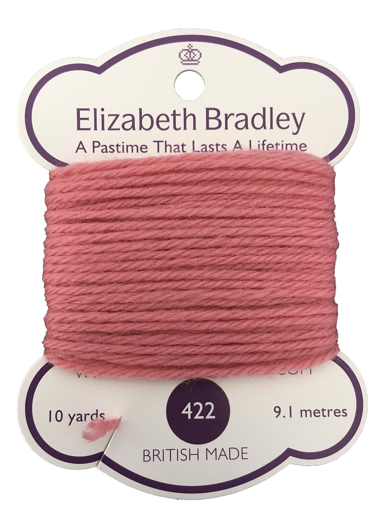 Tapestry Wool Colour 422 Tapestry Wool Elizabeth Bradley Design 