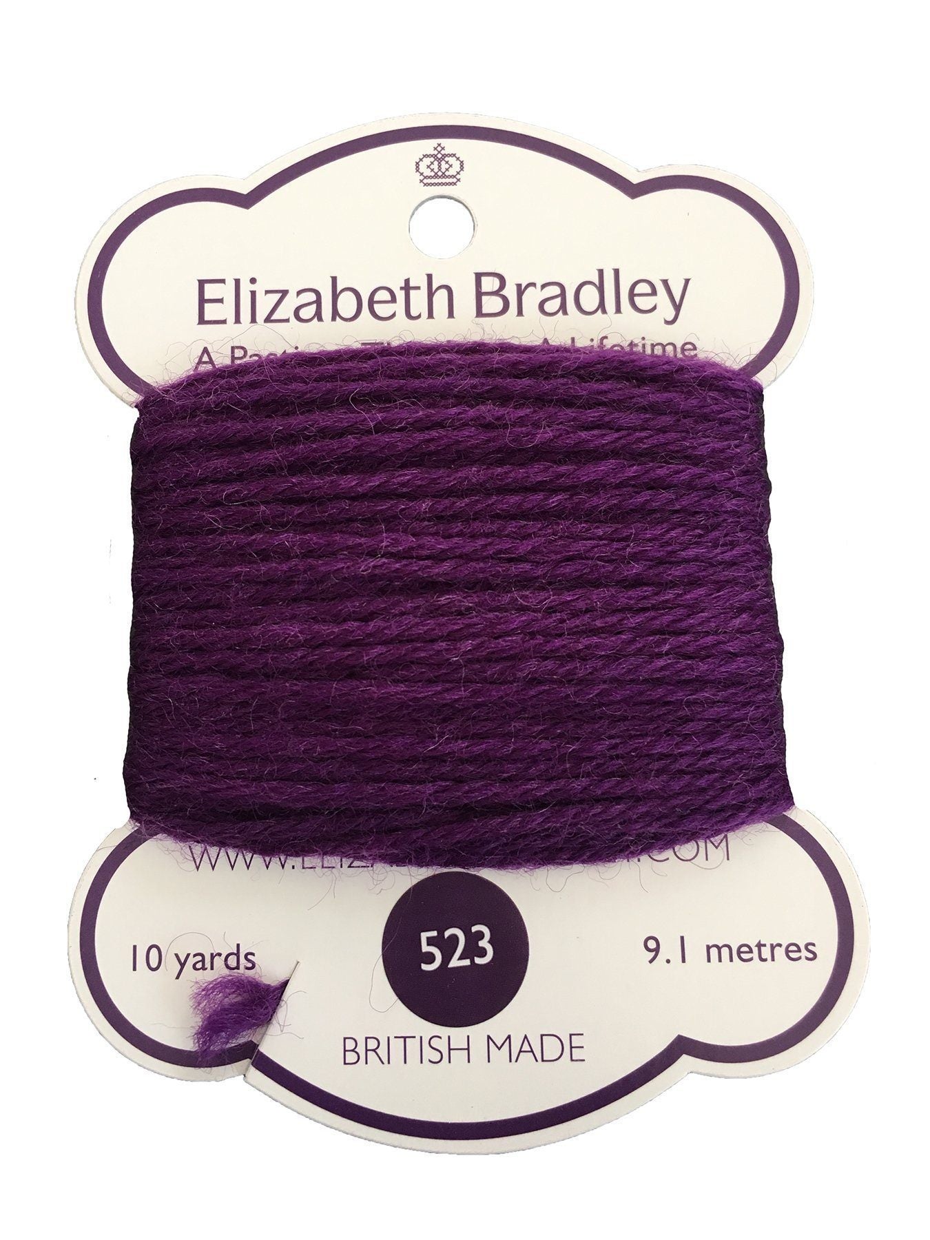 Tapestry Wool Colour 523 Tapestry Wool Elizabeth Bradley Design 