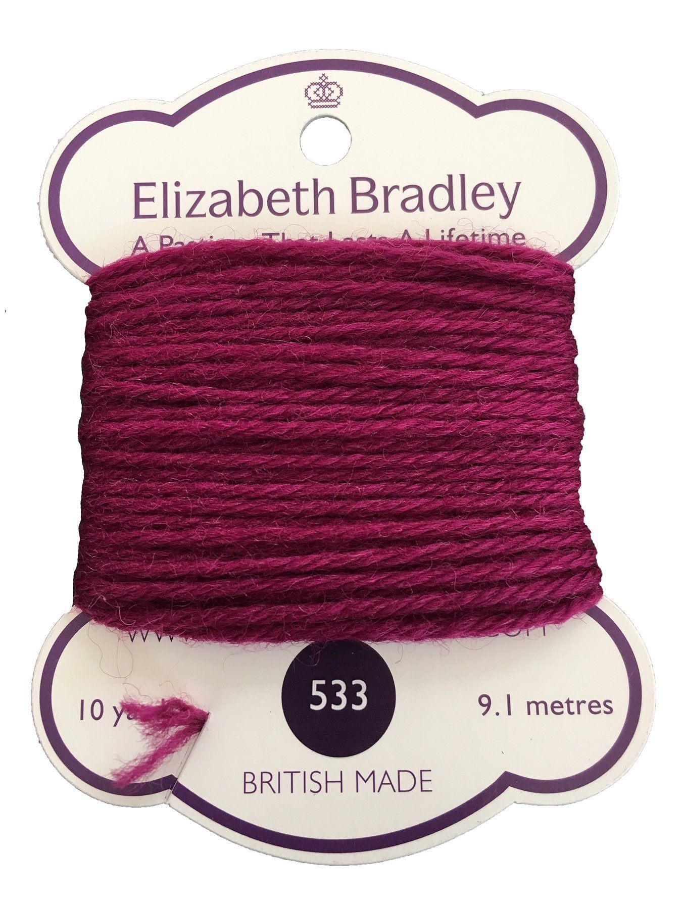 Tapestry Wool Colour 533 Tapestry Wool Elizabeth Bradley Design 