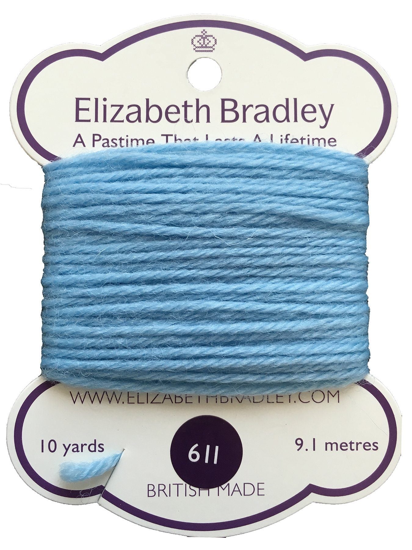 Tapestry Wool Colour 611 Tapestry Wool Elizabeth Bradley Design 