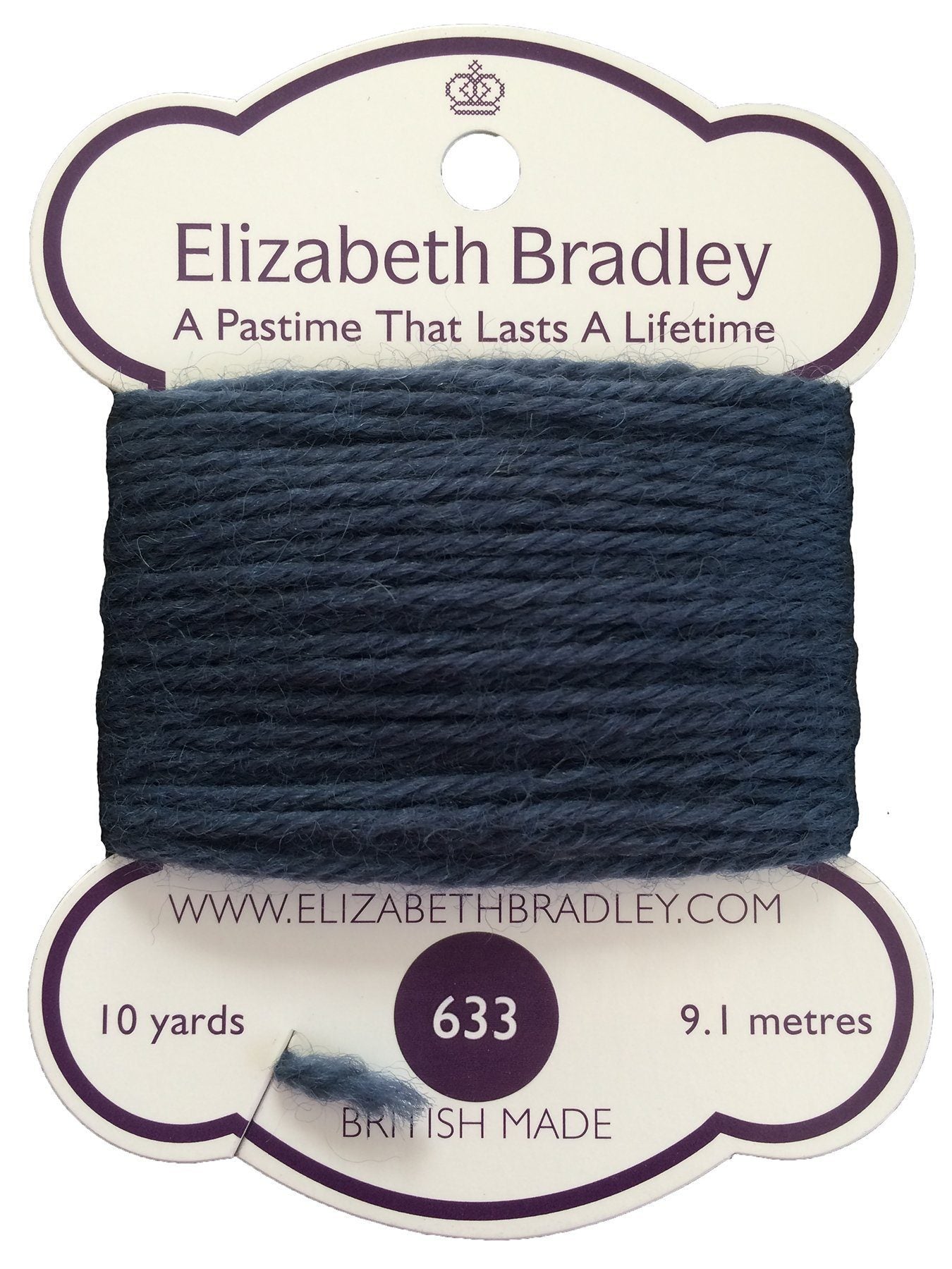 Tapestry Wool Colour 633 Tapestry Wool Elizabeth Bradley Design 