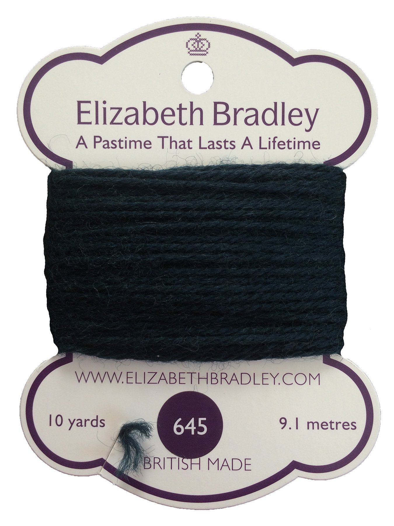 Tapestry Wool Colour 645 Tapestry Wool Elizabeth Bradley Design 