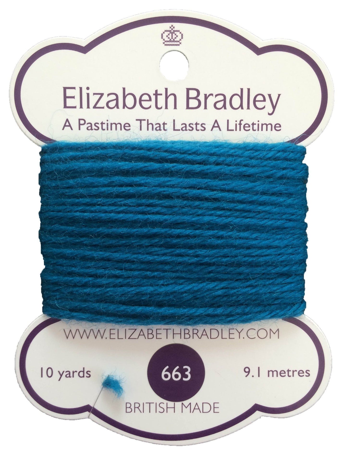 Tapestry Wool Colour 663 Tapestry Wool Elizabeth Bradley Design 