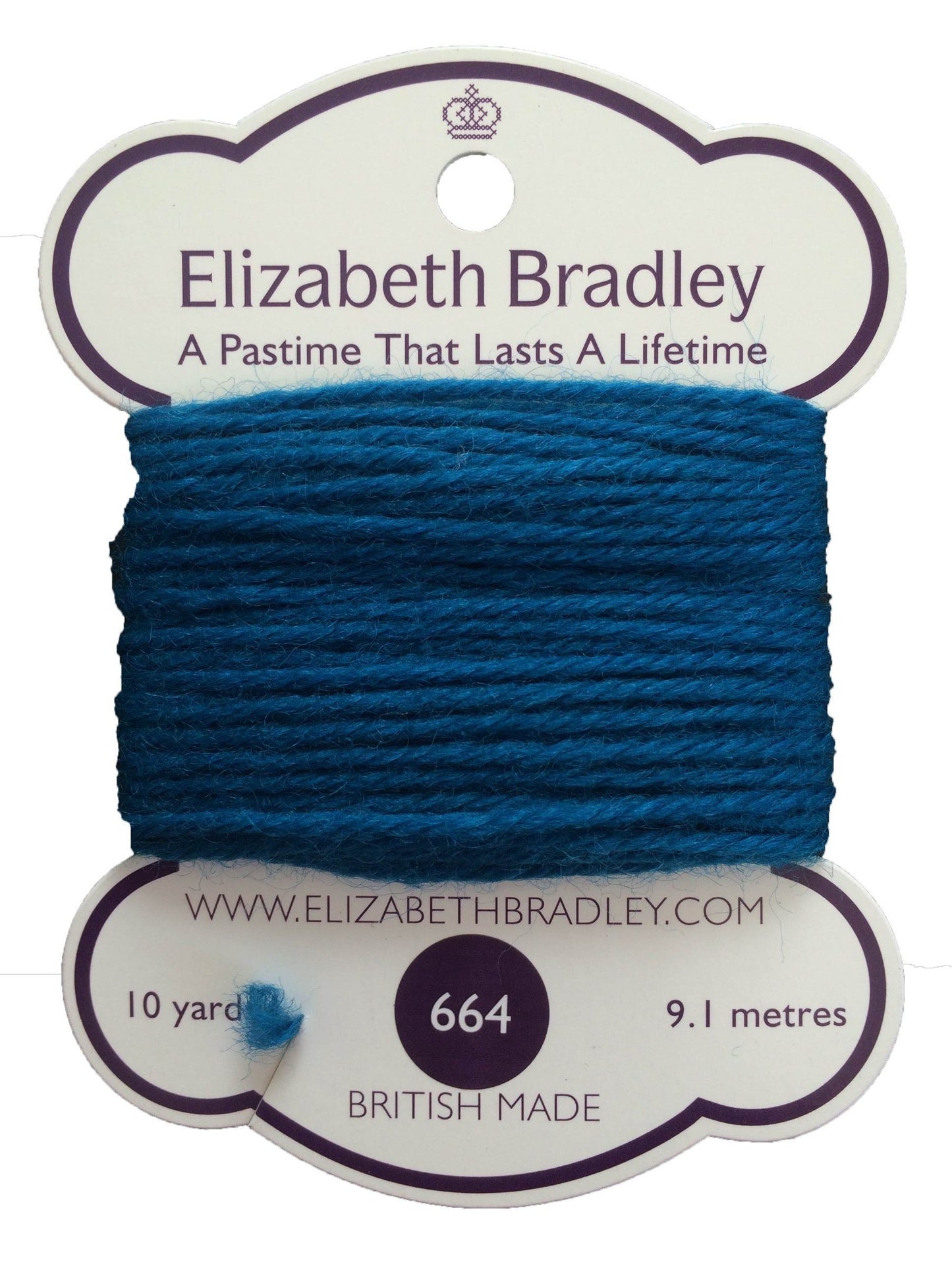 Tapestry Wool Colour 664 Tapestry Wool Elizabeth Bradley Design 