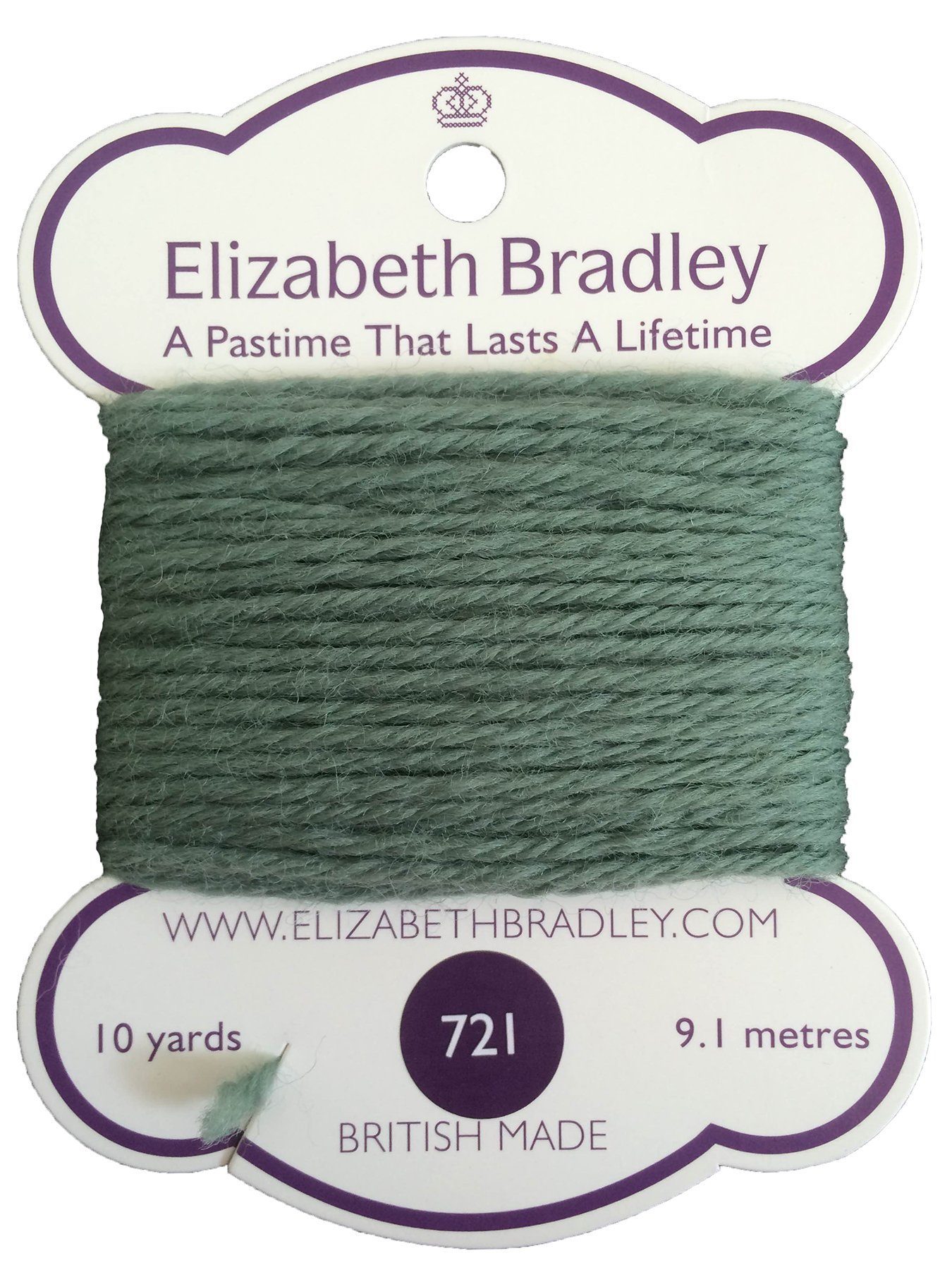 Tapestry Wool Colour 721 Tapestry Wool Elizabeth Bradley Design 