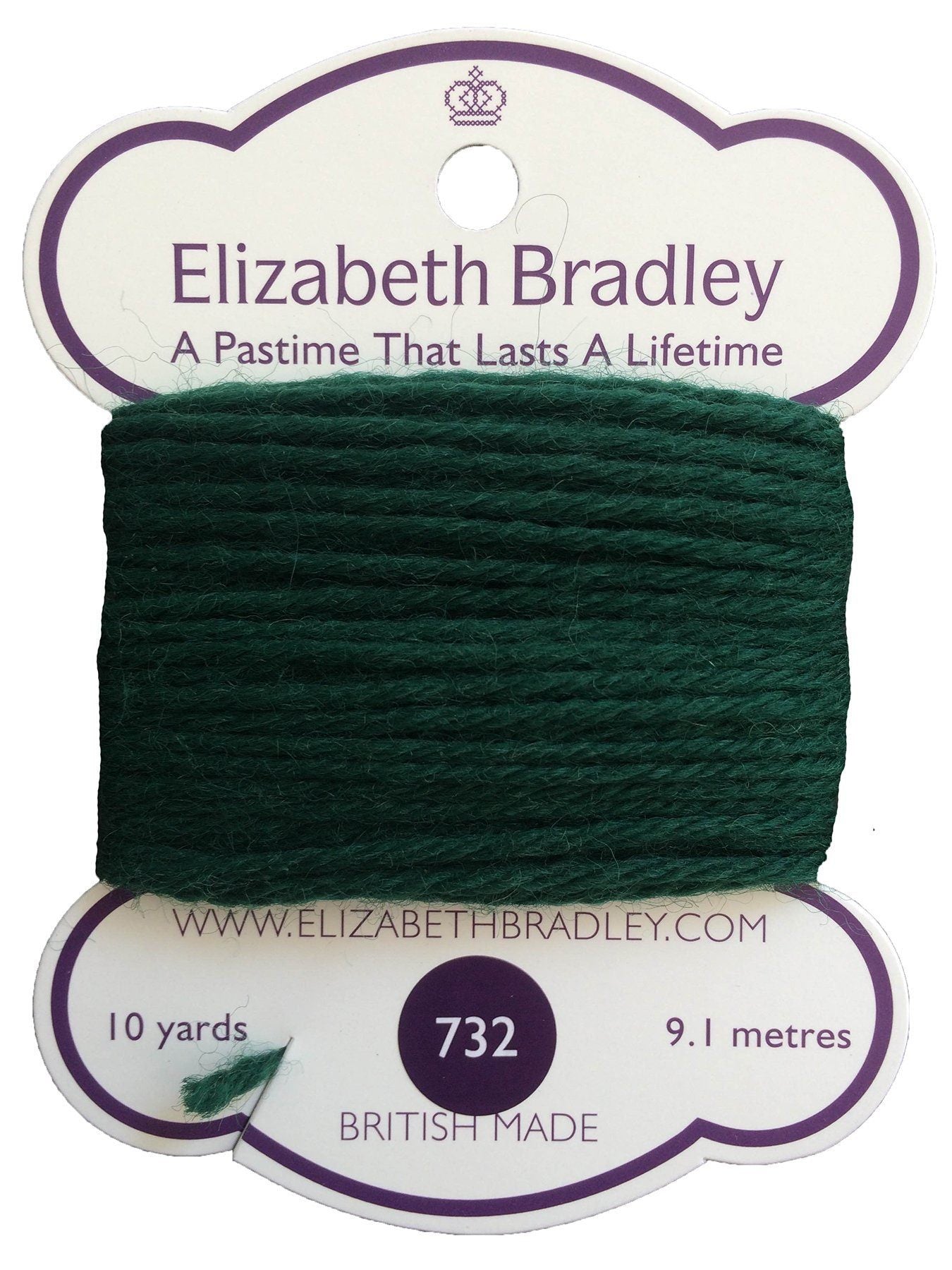 Tapestry Wool Colour 732 Tapestry Wool Elizabeth Bradley Design 