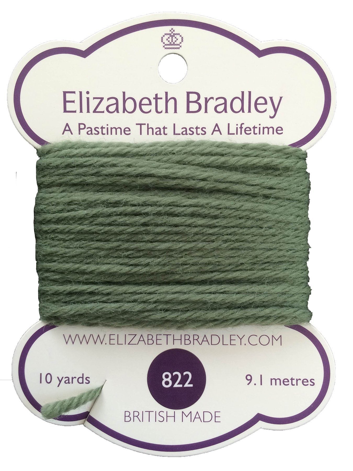 Tapestry Wool Colour 822 Tapestry Wool Elizabeth Bradley Design 