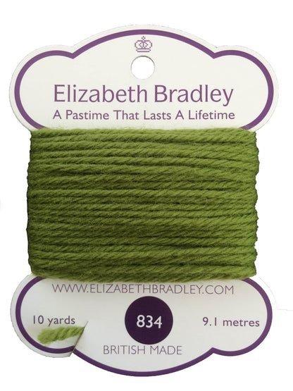 Tapestry Wool Colour 834 Tapestry Wool Elizabeth Bradley Design 