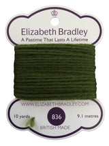 Tapestry Wool Colour 836 Tapestry Wool Elizabeth Bradley Design 