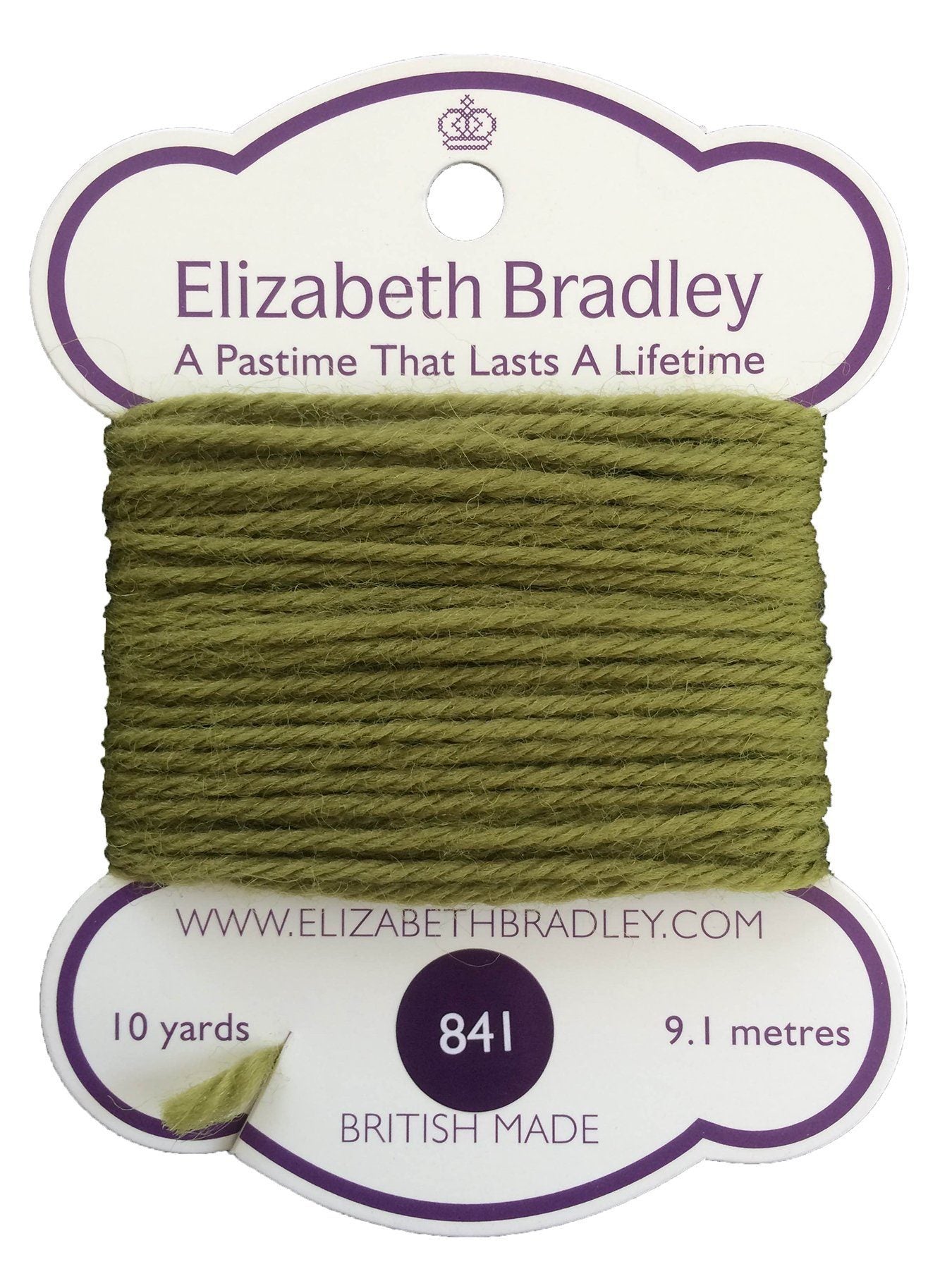 Tapestry Wool Colour 841 Tapestry Wool Elizabeth Bradley Design 