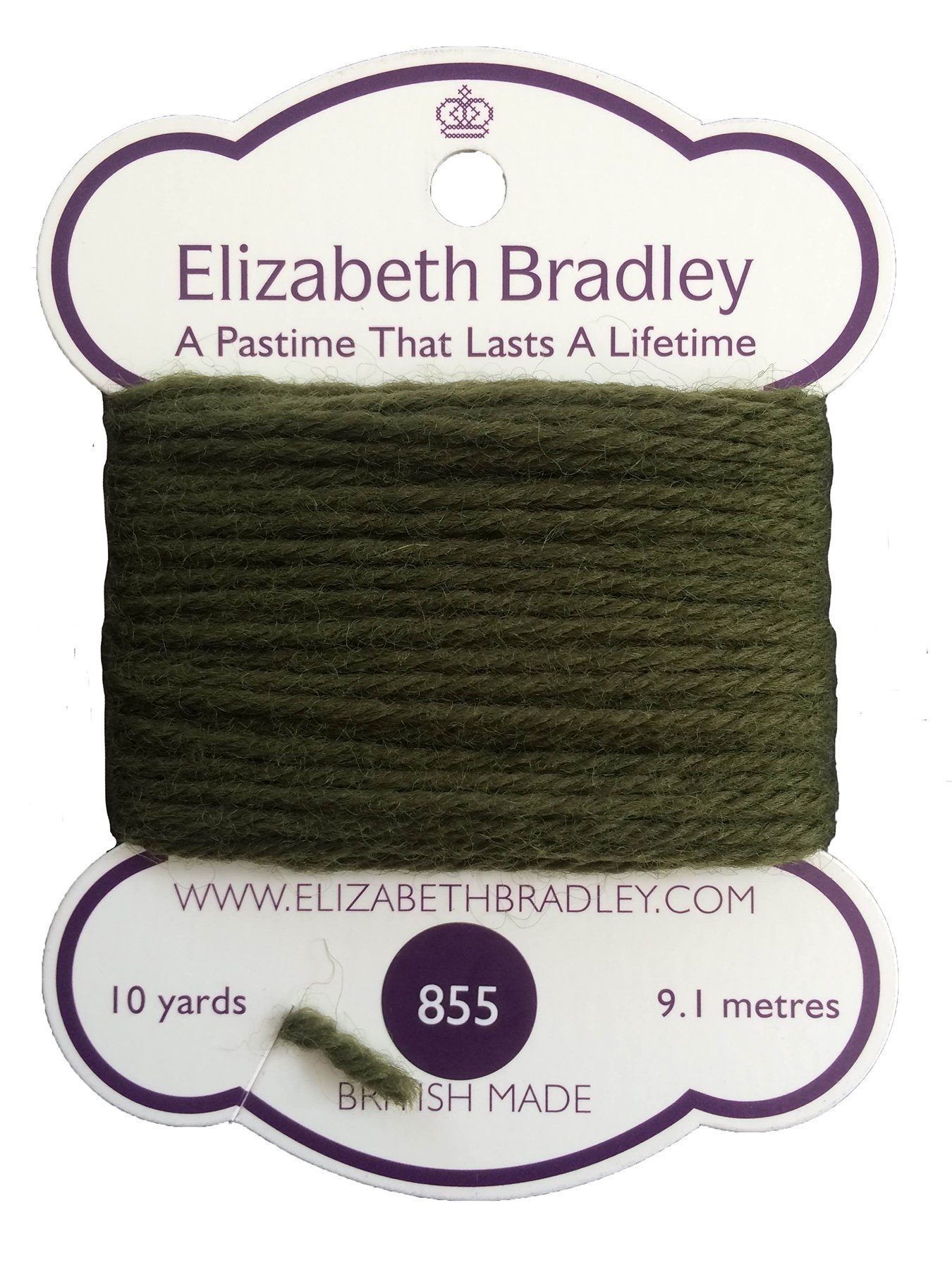 Tapestry Wool Colour 855 Tapestry Wool Elizabeth Bradley Design 