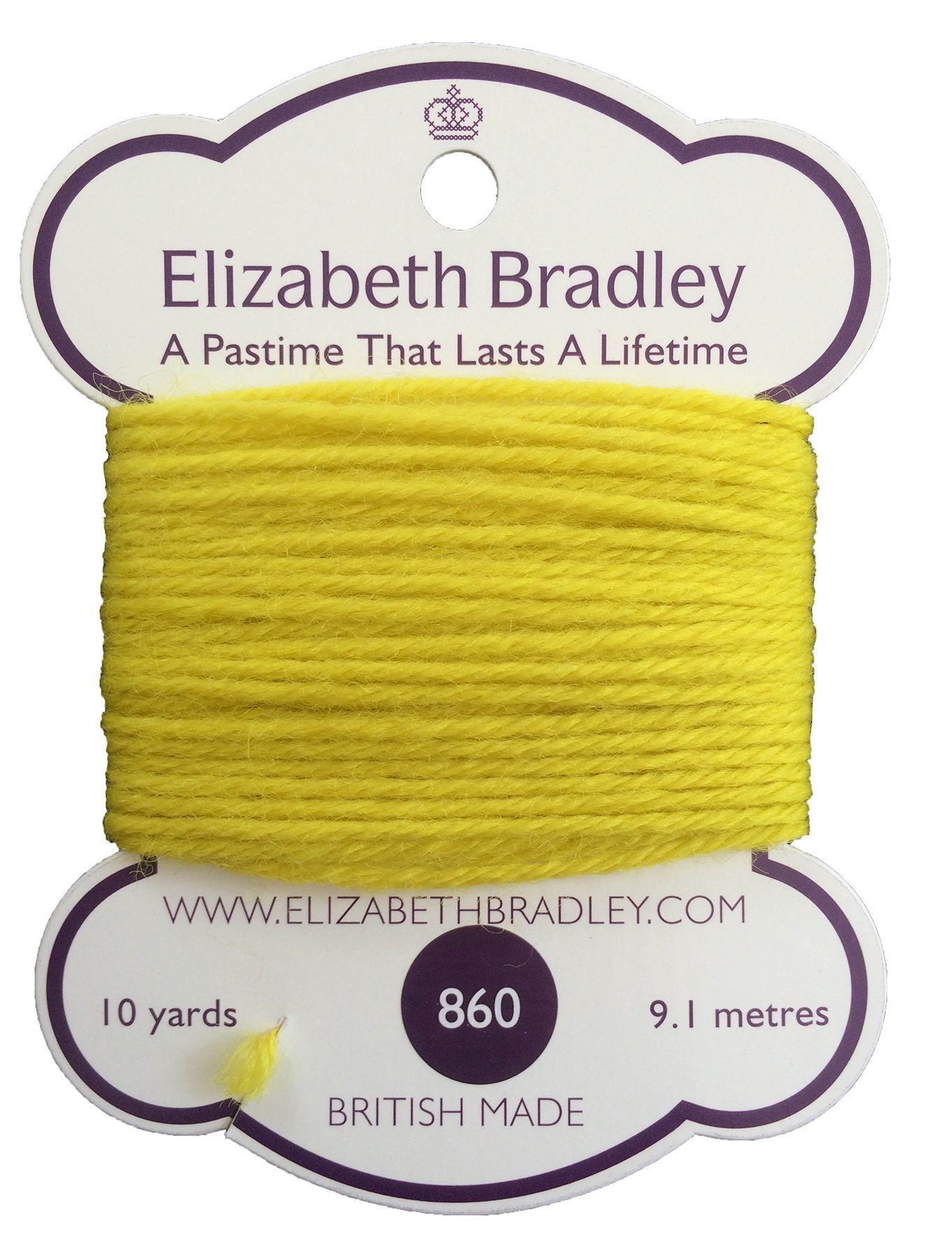 Tapestry Wool Colour 860 Tapestry Wool Elizabeth Bradley Design 