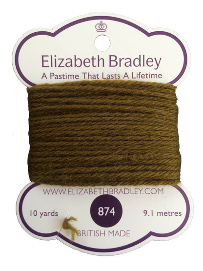 Tapestry Wool Colour 874 Tapestry Wool Elizabeth Bradley Design 