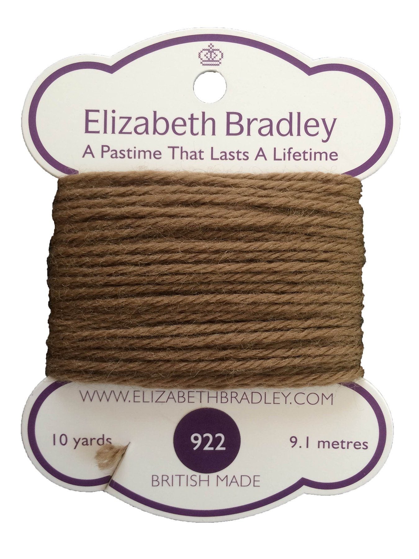 Tapestry Wool Colour 922 Tapestry Wool Elizabeth Bradley Design 