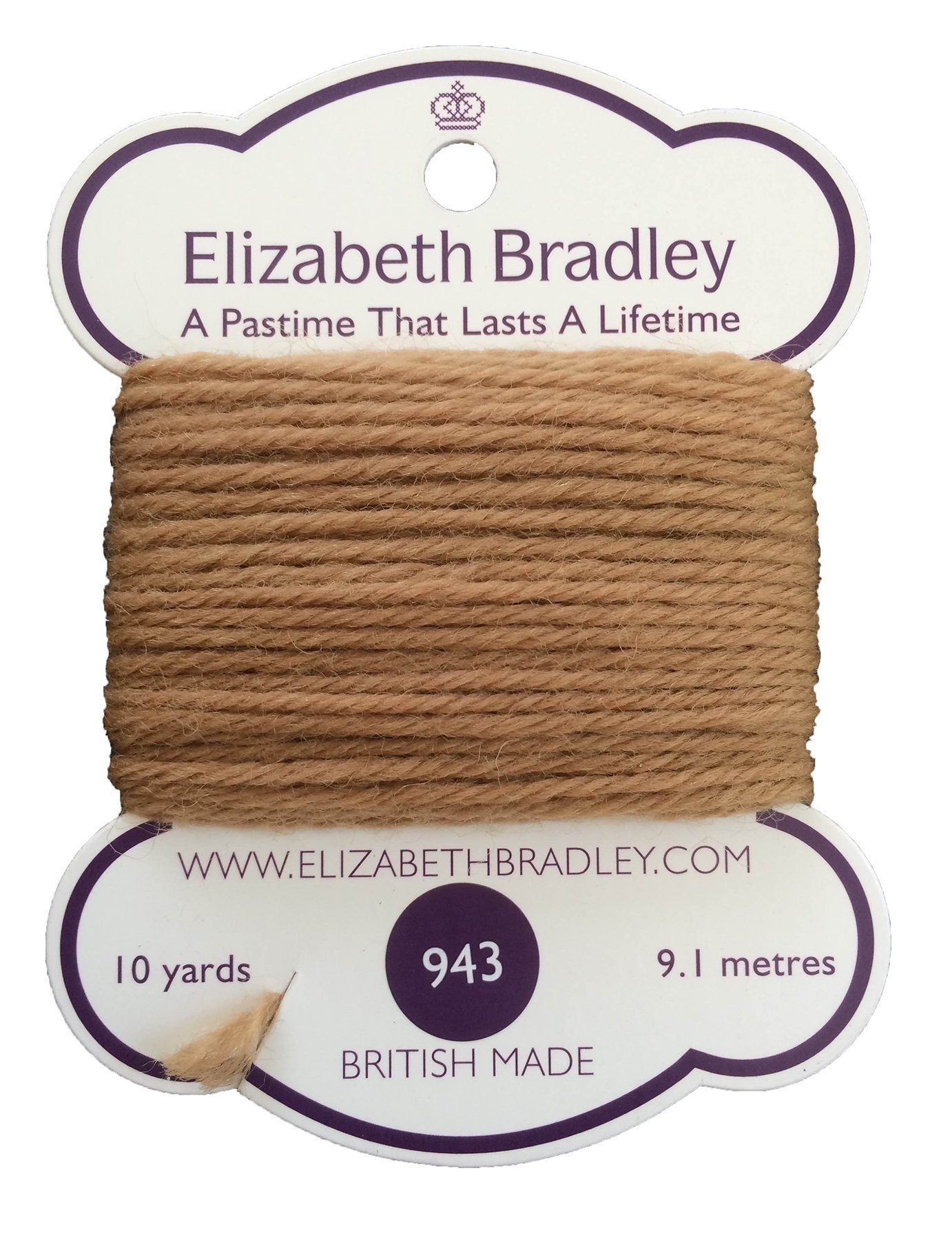 Tapestry Wool Colour 943 Tapestry Wool Elizabeth Bradley Design 