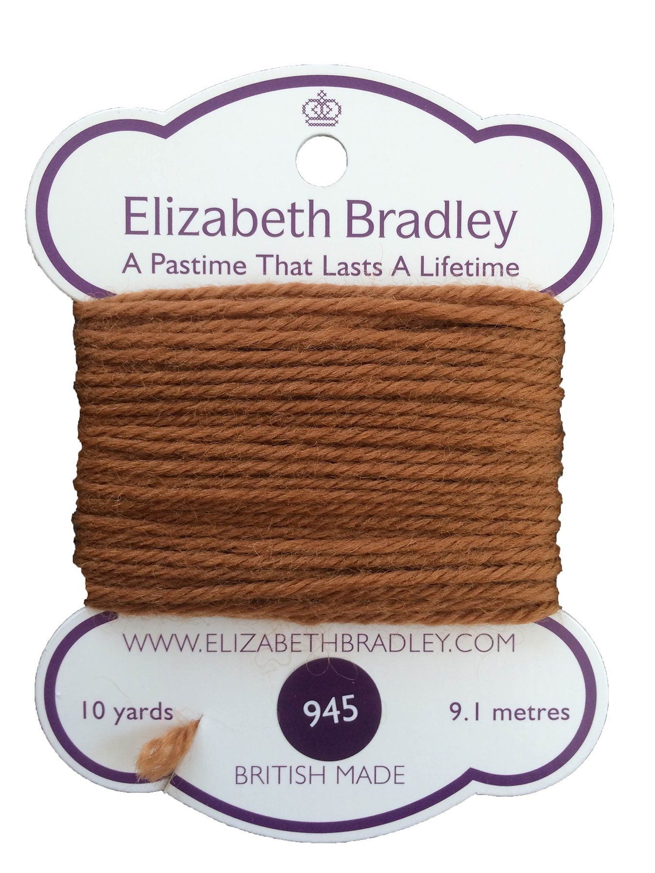 Tapestry Wool Colour 945 Tapestry Wool Elizabeth Bradley Design 