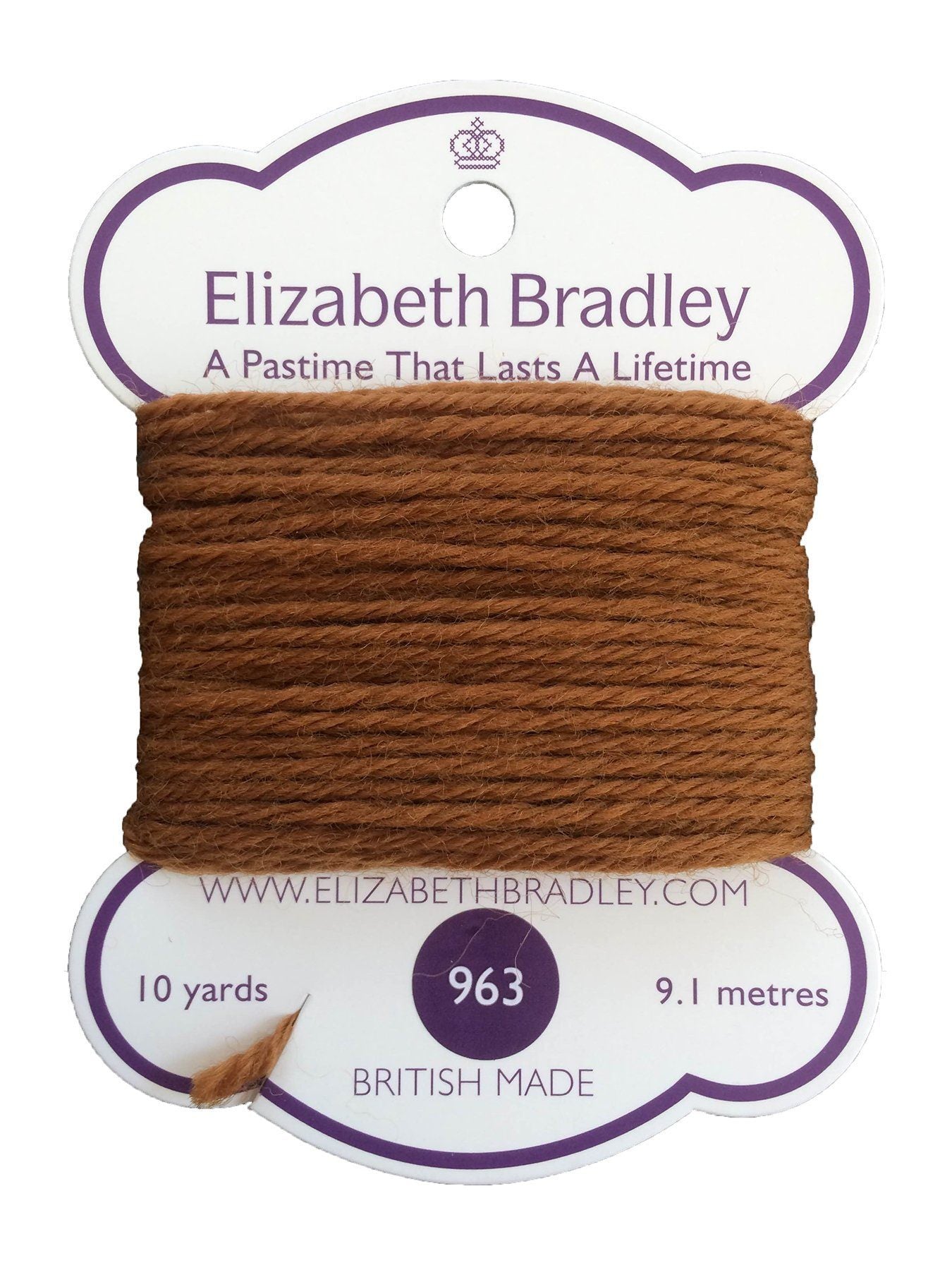 Tapestry Wool Colour 963 Tapestry Wool Elizabeth Bradley Design 