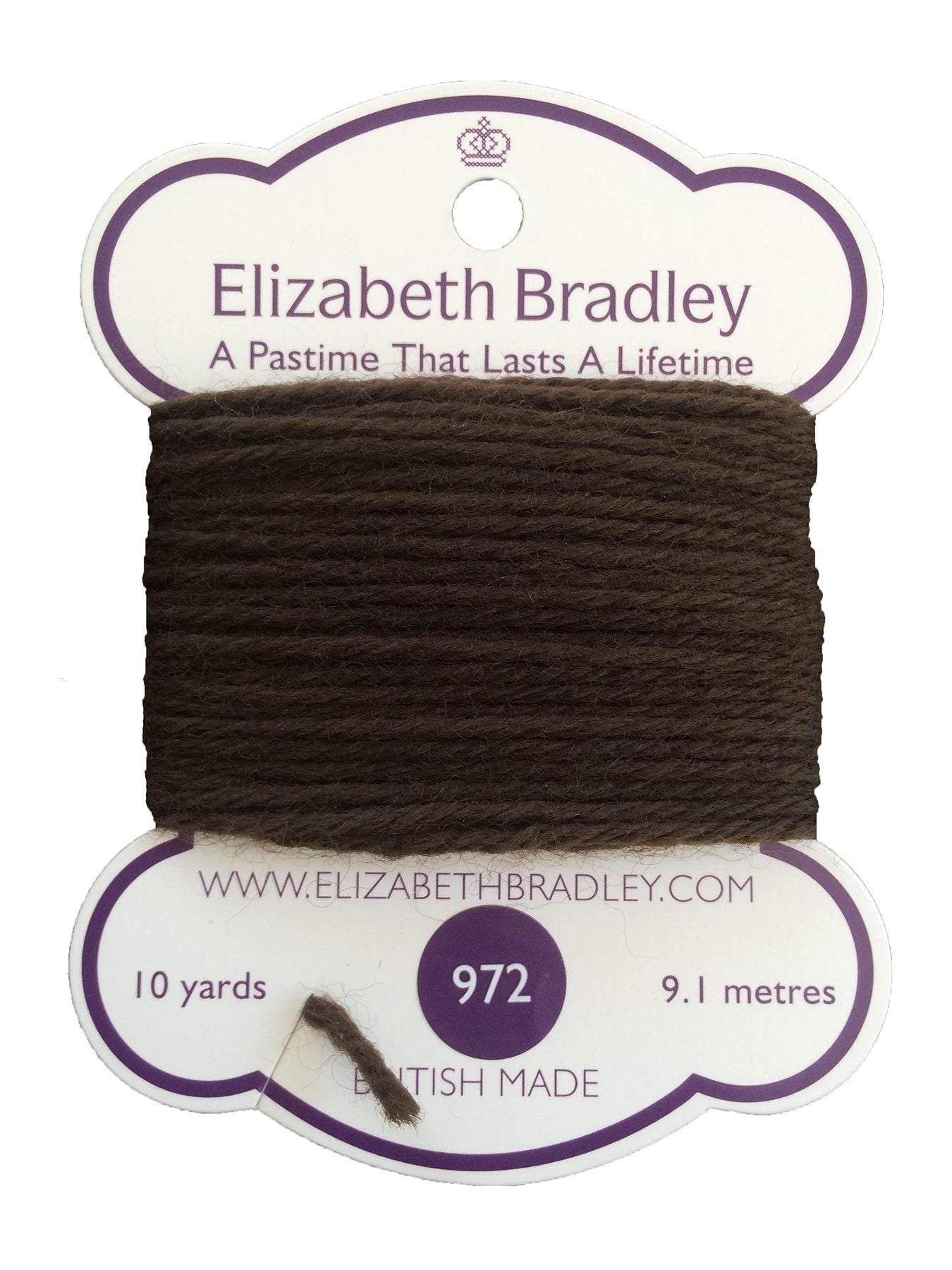 Tapestry Wool Colour 972 Tapestry Wool Elizabeth Bradley Design 