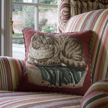 The Contented Cat Needlepoint Kit Elizabeth Bradley Design 