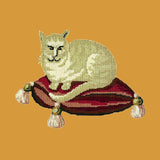 The Cream Cat Needlepoint Kit Elizabeth Bradley Design 