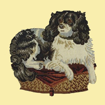 The King Charles Spaniel Needlepoint Kit Elizabeth Bradley Design Butter Yellow 