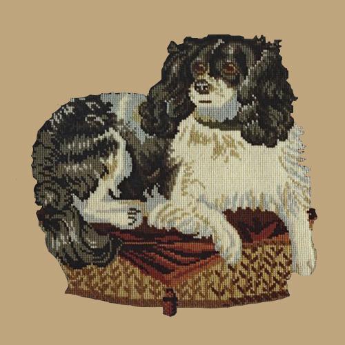 The King Charles Spaniel Needlepoint Kit Elizabeth Bradley Design Sand 