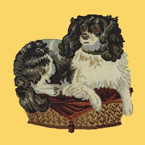 The King Charles Spaniel Needlepoint Kit Elizabeth Bradley Design Sunflower Yellow 