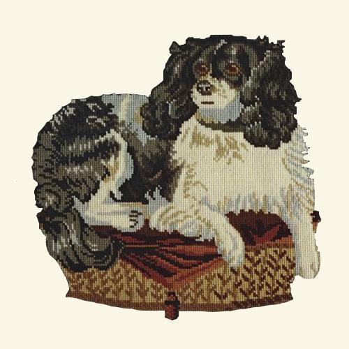 The King Charles Spaniel Needlepoint Kit Elizabeth Bradley Design Winter White 