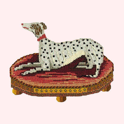 The Spotted Dog Needlepoint Kit Elizabeth Bradley Design Cream 