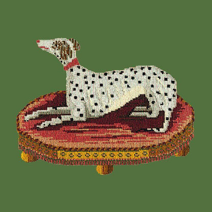 The Spotted Dog Needlepoint Kit Elizabeth Bradley Design Dark Green 