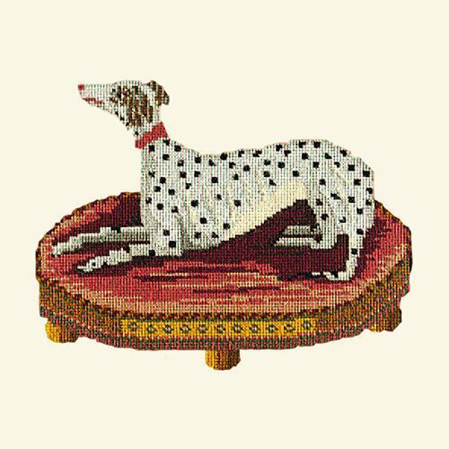 The Spotted Dog Needlepoint Kit Elizabeth Bradley Design Winter White 