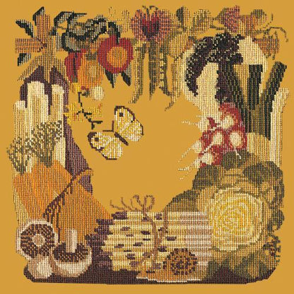 Vegetables Needlepoint Kit Elizabeth Bradley Design Yellow 