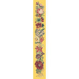 Victorian Flower Bell Pull Needlepoint Kit Elizabeth Bradley Design Sunflower Yellow 