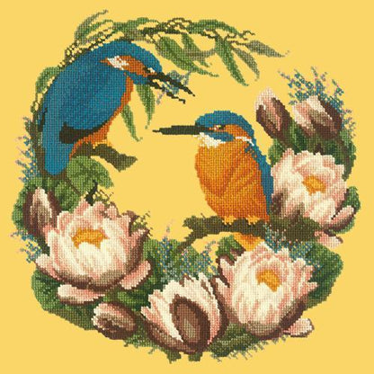 Water Lilies Needlepoint Kit Elizabeth Bradley Design Sunflower Yellow 