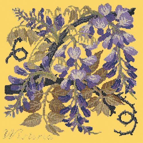 Wisteria Needlepoint Kit Elizabeth Bradley Design Sunflower Yellow 