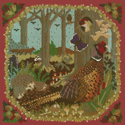 Woodland Needlepoint Kit Elizabeth Bradley Design 